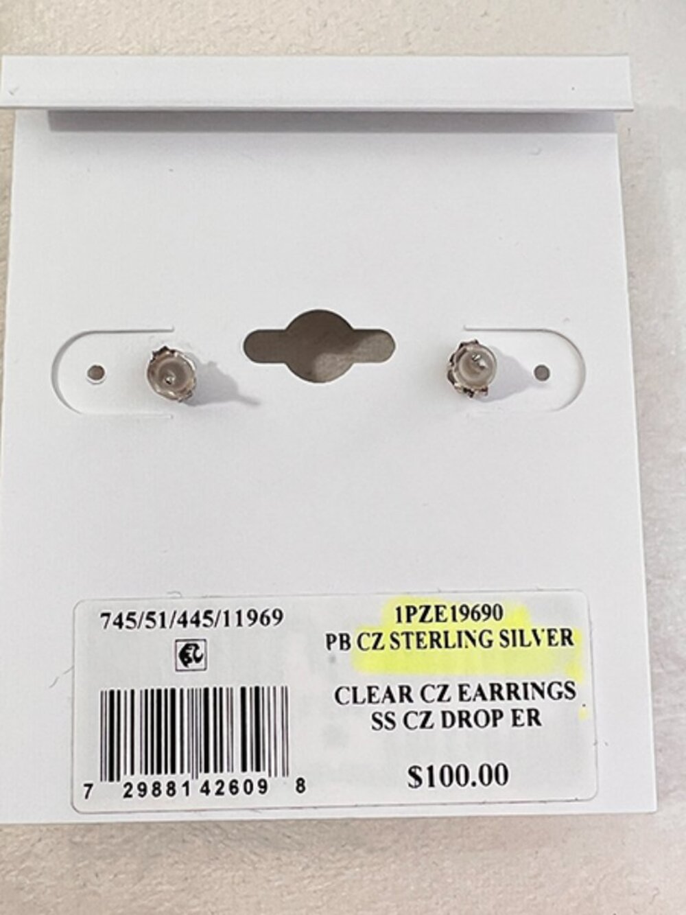 Giani Bernini | Sterling Silver & Cubic Zirconia Earrings | NWT - Picture 4 of 4